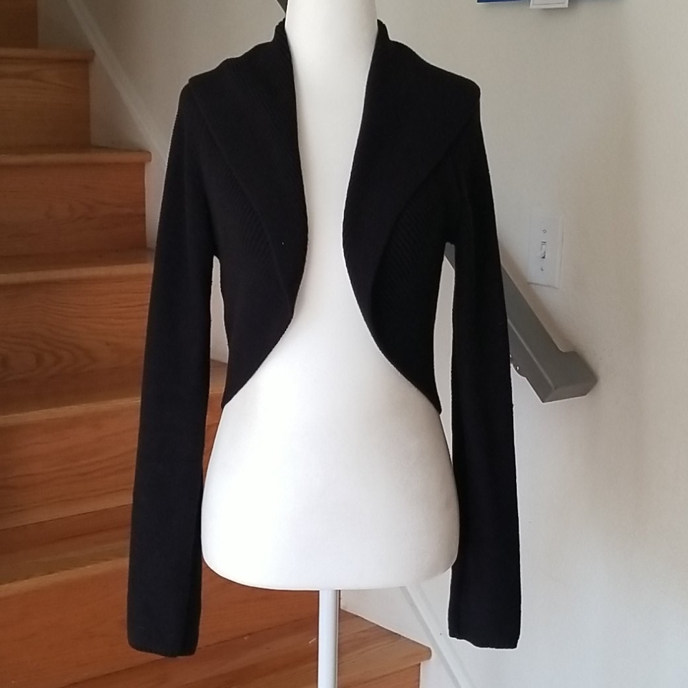Calvin Klein Cropped Bolero Shrug Sweater - Size S